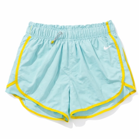 Nike Pants - Nike Dri-FIT Running Shorts XL 3” Inseam Blue Yellow Trim Athletic
